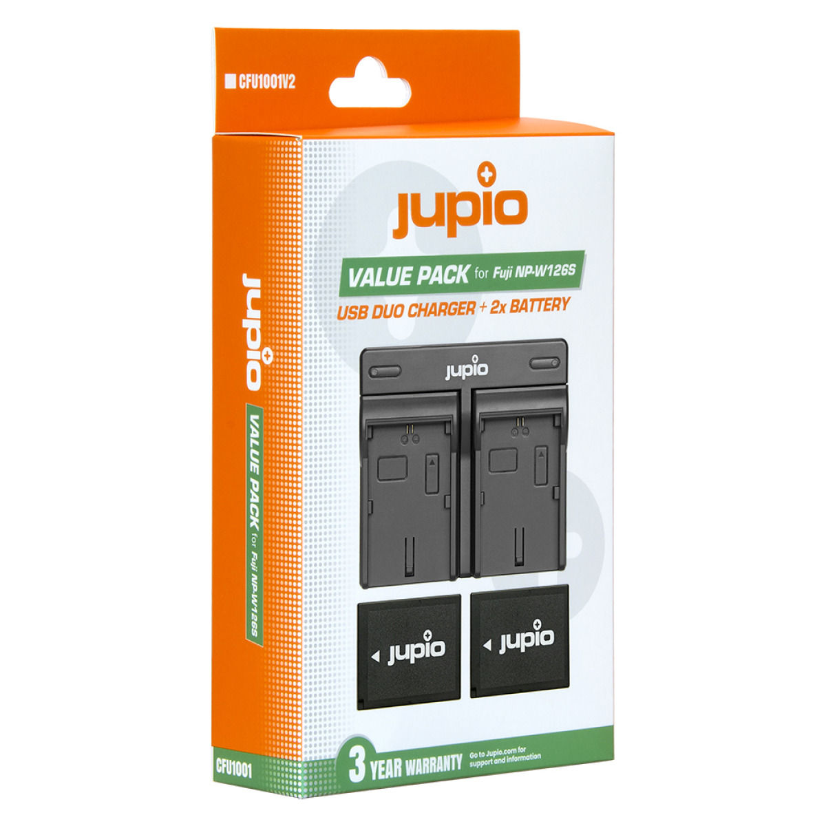 Dual Ladegerät für Fuji NP-W235 + 2x A..